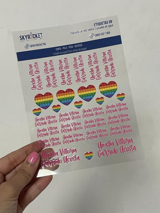 Etiquetas UV Alta Adherencia