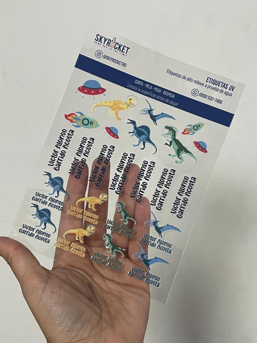 Etiquetas UV Alta Adherencia